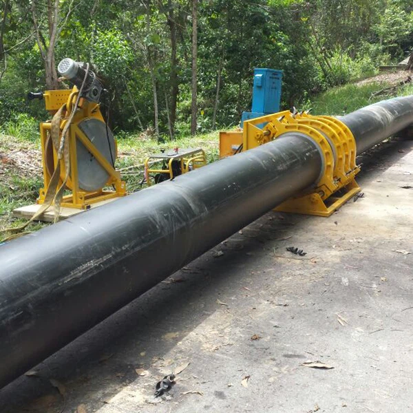 Butt fusion 560-630mm HDPE pipe for field construction project